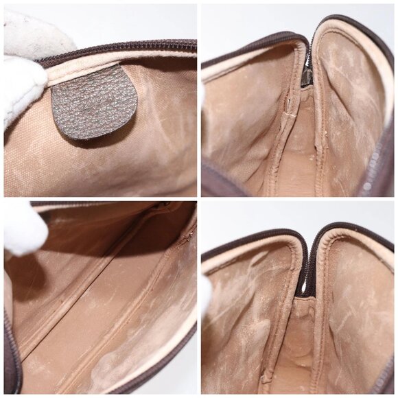 GUCCI GG Supreme Shoulder Bag PVC Beige Gold Auth - Picture 14 of 15